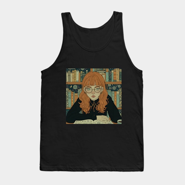 Dark Academia Aesthetic Tank Top by moreirapod